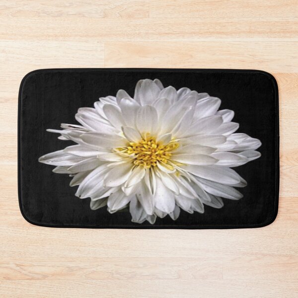 Item preview, The Shiny White Mum (Chrysanthemum) Flower(s) with Bright Golden Center designed and sold by Anmol Arts.