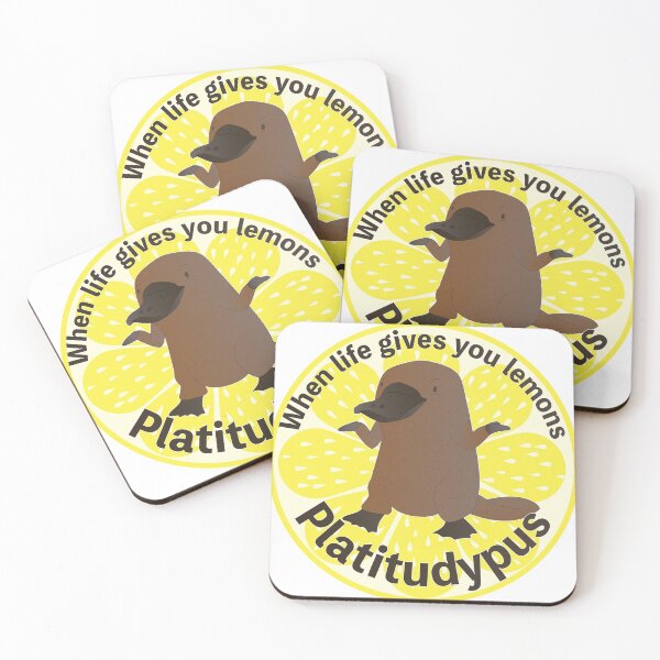Item preview, Platitudypus - When life gives you lemons designed and sold by twodansdodan.