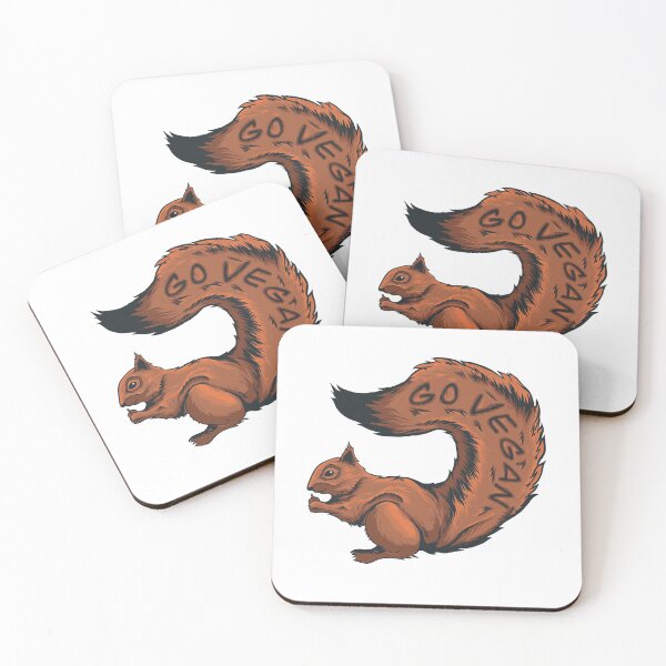 Item preview, Go Vegan Squirrel designed and sold by Masey-Clothing.