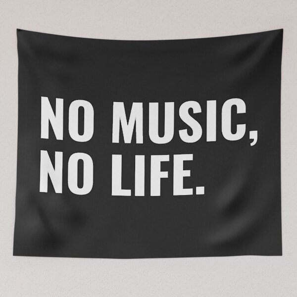 Item preview, No music, no life designed and sold by OtterFactory.