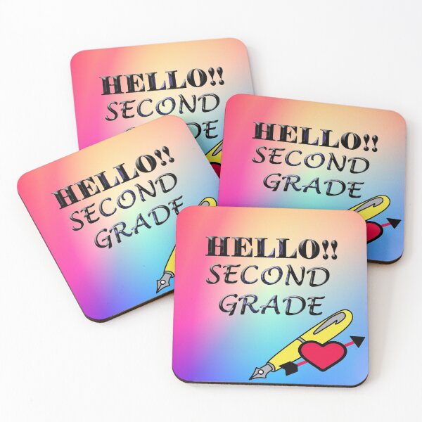 Item preview, Hello second grade designed and sold by Kiarasboutique.