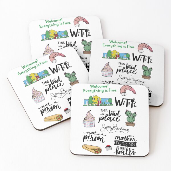 Item preview, The Good Place Near Each Other TV Show Art designed and sold by GoodPlaceVuong.