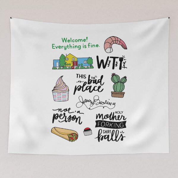 Item preview, The Good Place Near Each Other TV Show Art designed and sold by GoodPlaceVuong.