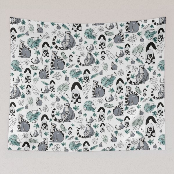 Item preview, Malagasy lemurs designed and sold by PawsoMania.