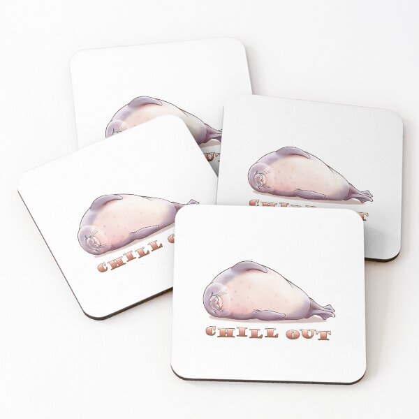 Item preview, Chill Seal (With Words) designed and sold by EdgeKagami.