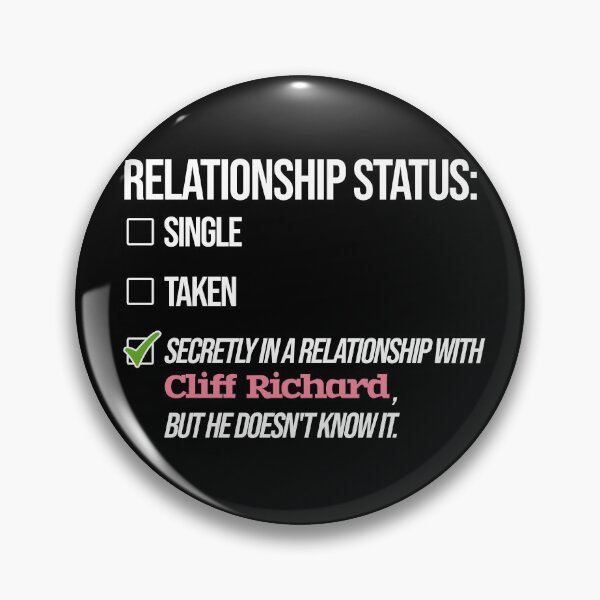 Item preview, Relationship with Cliff Richard designed and sold by 2Girls1Shirt.