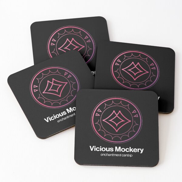 Item preview, Vicious Mockery Spell Symbol designed and sold by Unspelled.