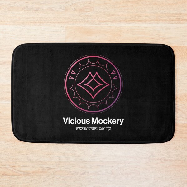 Item preview, Vicious Mockery Spell Symbol designed and sold by Unspelled.