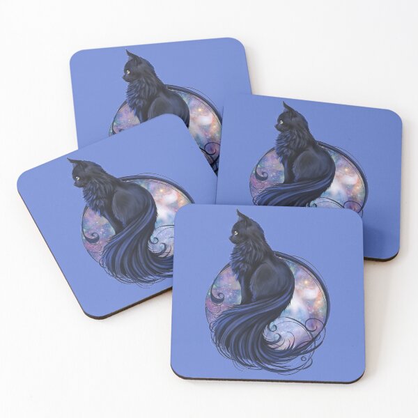 Item preview, Cute mystical space black cat  designed and sold by Gamical.