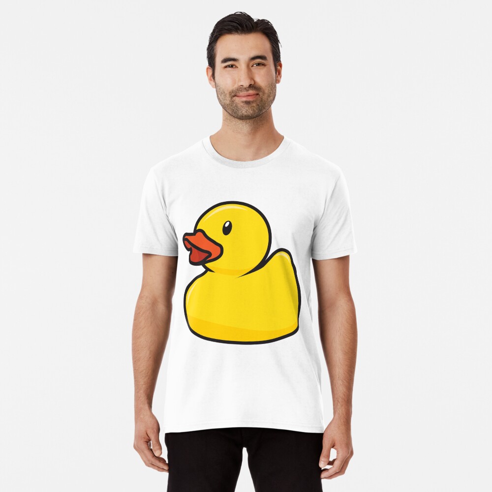Redbubble threeblackdots Sale Rubber by Duck in for Poster | Yellow\