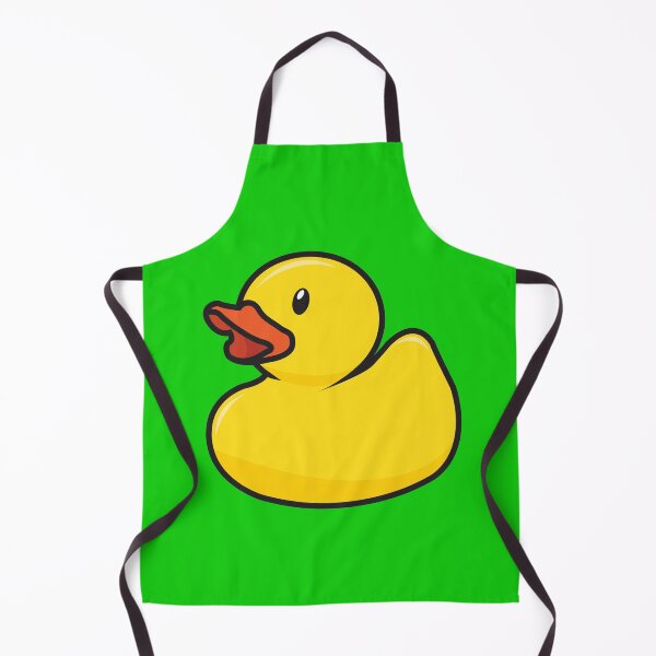 Item preview, Rubber Duck in Bright Green designed and sold by threeblackdots.