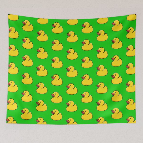 Item preview, Rubber Duck in Bright Green designed and sold by threeblackdots.
