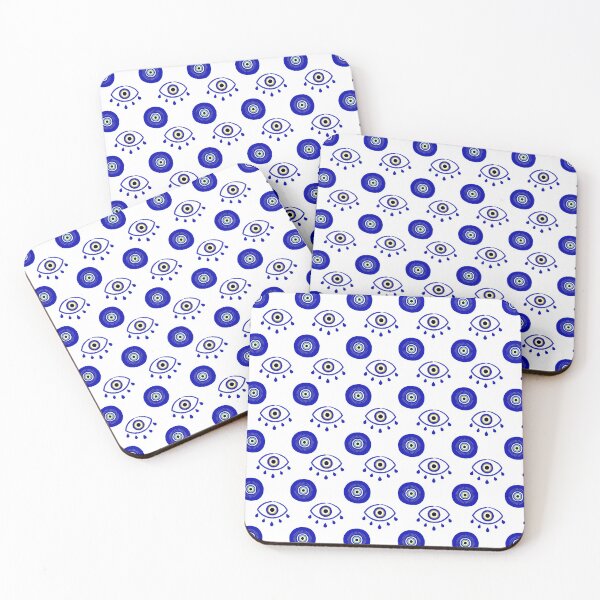 Item preview, eyes memphis evil magic eye talismans seamless pattern  designed and sold by Svlgsm.