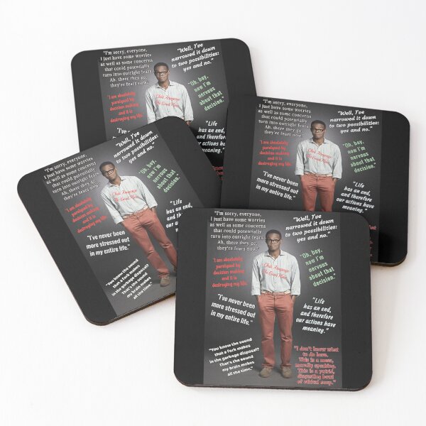 Item preview, Chidi Anagonye The Good Place Near Each Other Quotes designed and sold by GoodPlaceVuong.