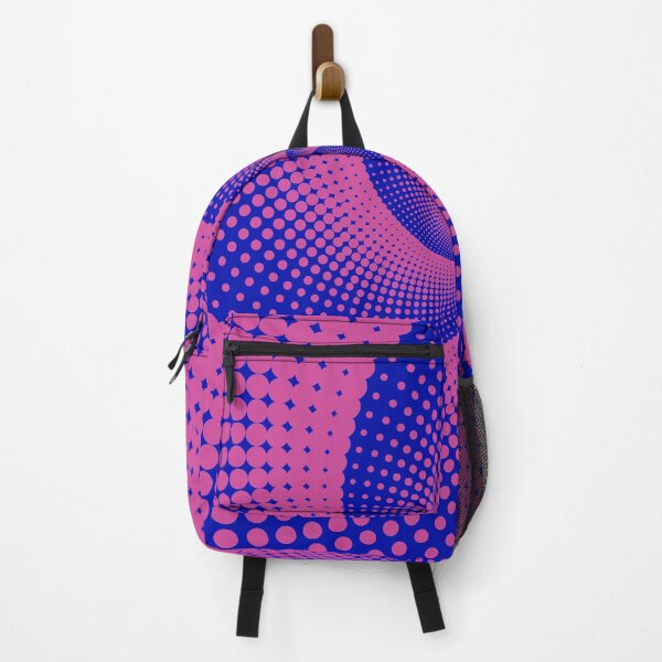 Item preview, Pink Spiral Dot Pattern on Blue designed and sold by SageTshirts.