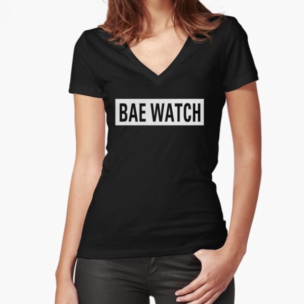 Bae Watch Fitted V-Neck T-Shirt
