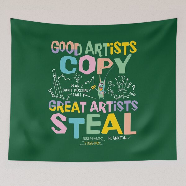 Item preview, Great artist steal designed and sold by IcalsaidArt.