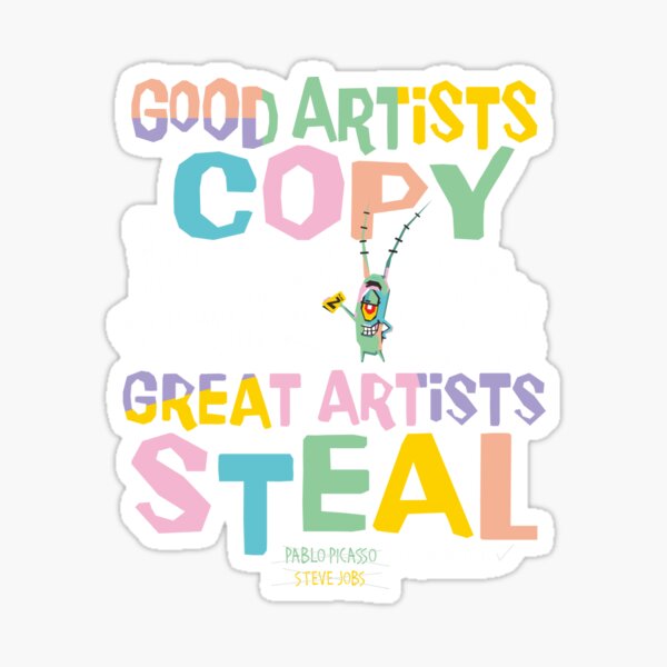 Item preview, Great artist steal designed and sold by IcalsaidArt.