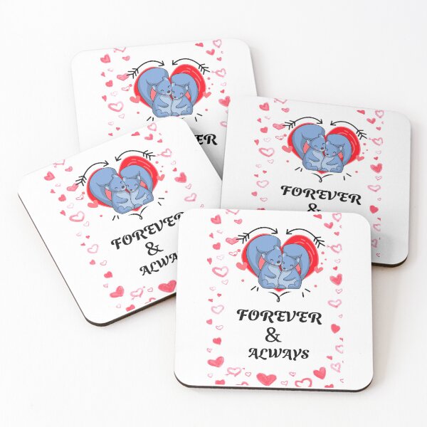Item preview, Love you forever and always - relationship gift for couple, wedding gift,anniversary gift, valentines day gift for couple, valentines day gift for her, couple gift designed and sold by mr&mrsmalik malik.