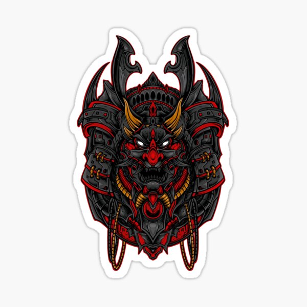 Hannya Samurai Sticker