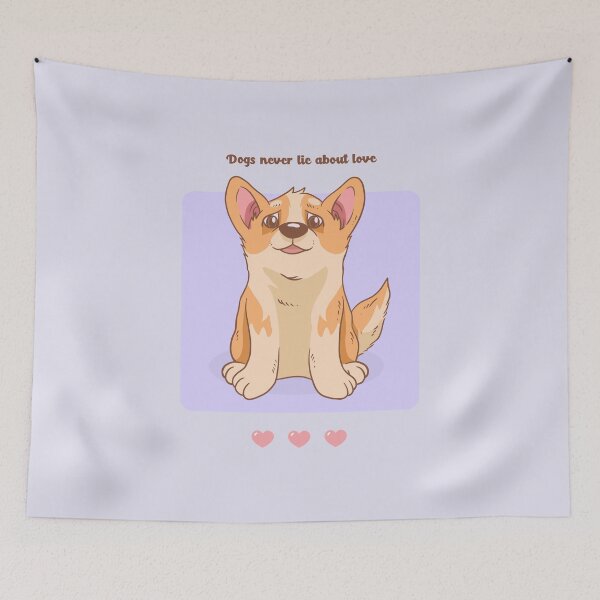 Item preview, Cute Puppy Sitting Down - Dogs Never Lie designed and sold by PlebFashun.