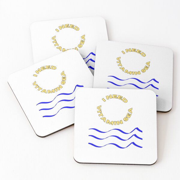 Item preview, I Need Vitamin Sea, I miss the Beach  and surf too -Vacations are Fun designed and sold by Inspire-me-CYK.