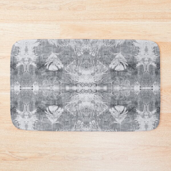 Item preview, Black and white Feather Abstract Kaleidoscope  designed and sold by Laura Baruffa.