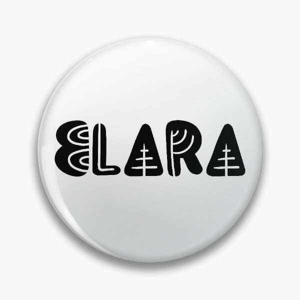 Item preview, Elara Name Art in Floral Look designed and sold by Mohammed Sohail Khan.