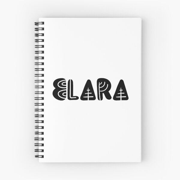 Item preview, Elara Name Art in Floral Look designed and sold by Mohammed Sohail Khan.