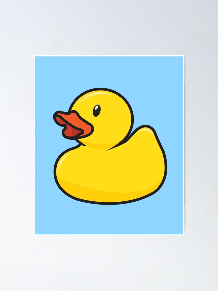 Rubber Duck in Baby Blue