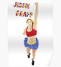 Jessie Graff Amerikanischer Ninja Krieger Poster