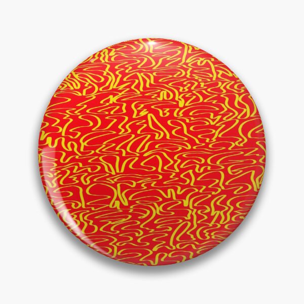 Item preview, ribbon, yellow on red designed and sold by dnparker.