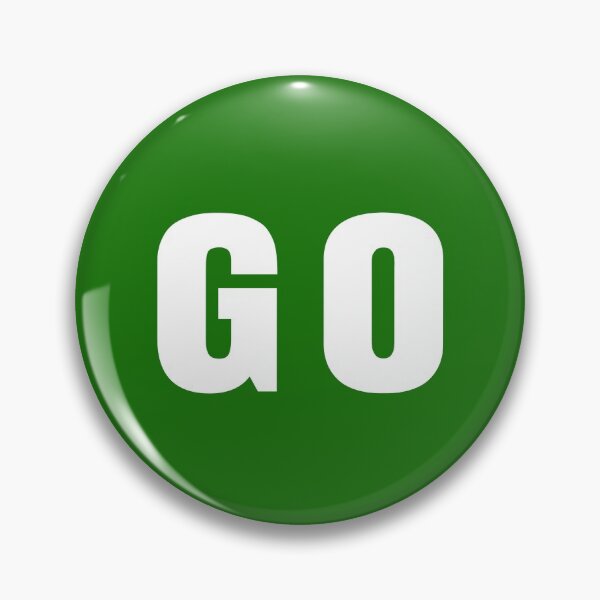 Item preview, Green GO sign designed and sold by ASOE.