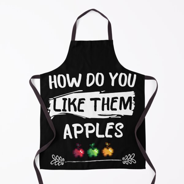 Artikelvorschau, Wie magst du sie Äpfel - Ein Apfel am Tag - Grüne Finger - Pixelierte Äpfel entworfen und verkauft von For the love of Pixels.