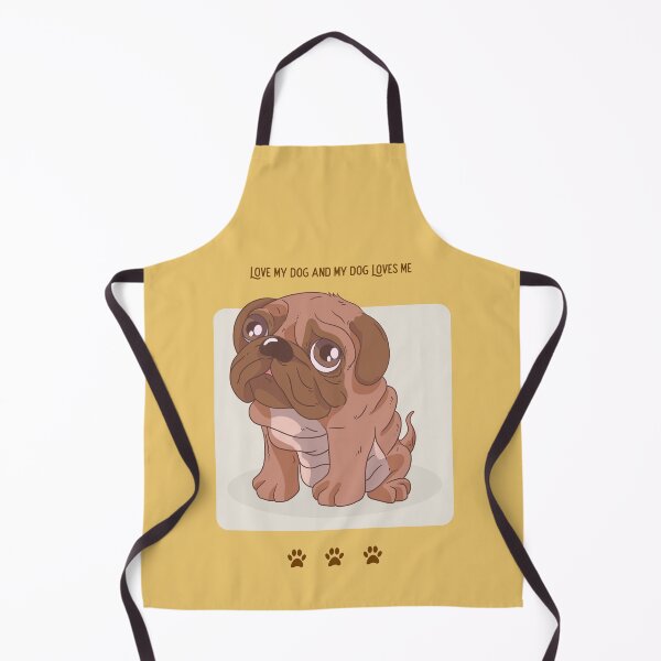 Item preview, Cute Puppy Sitting Down - Love My Dog designed and sold by PlebFashun.