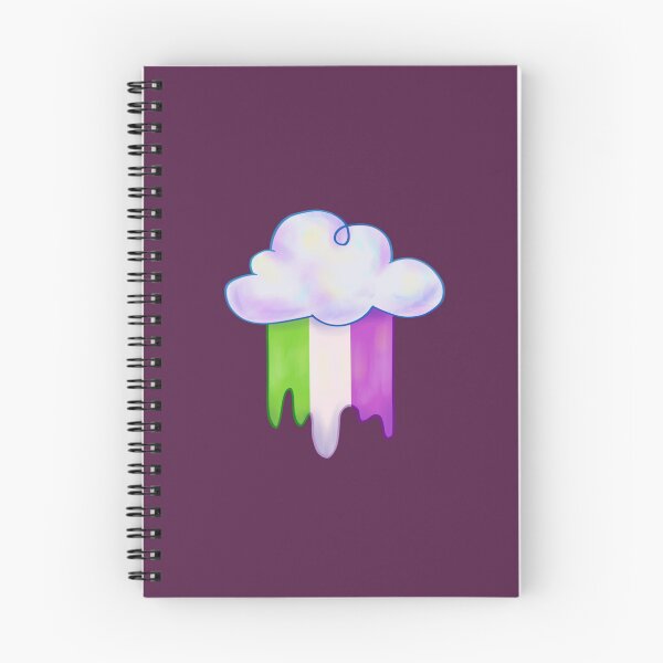 Aperçu de l'œuvre Gouttes de nuage de fierté | Genre queer créée et vendue par Bluebeane.