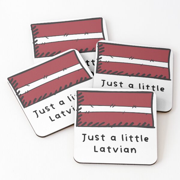 Item preview, Just A Little Latvian Funny Cute Latvia Flag designed and sold by ReallyAwesome.