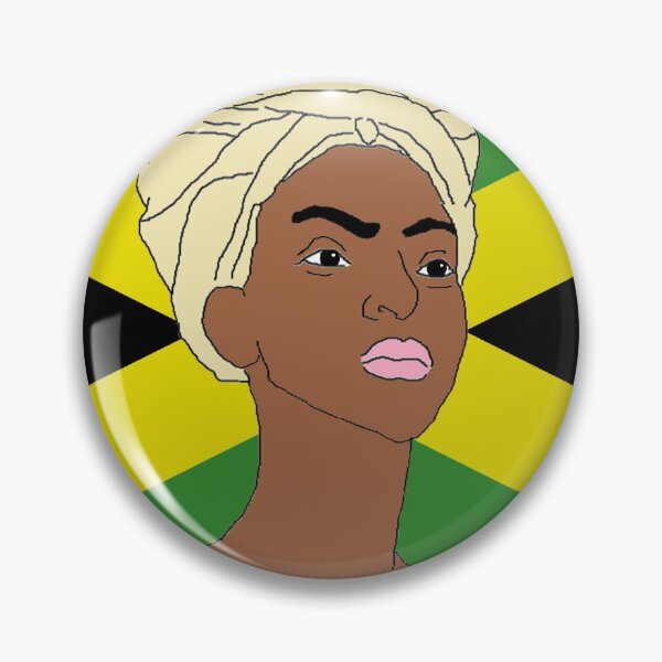 Item preview, Nanny Of The Maroons Jamaican Flag Design designed and sold by RevolutionInPaint.