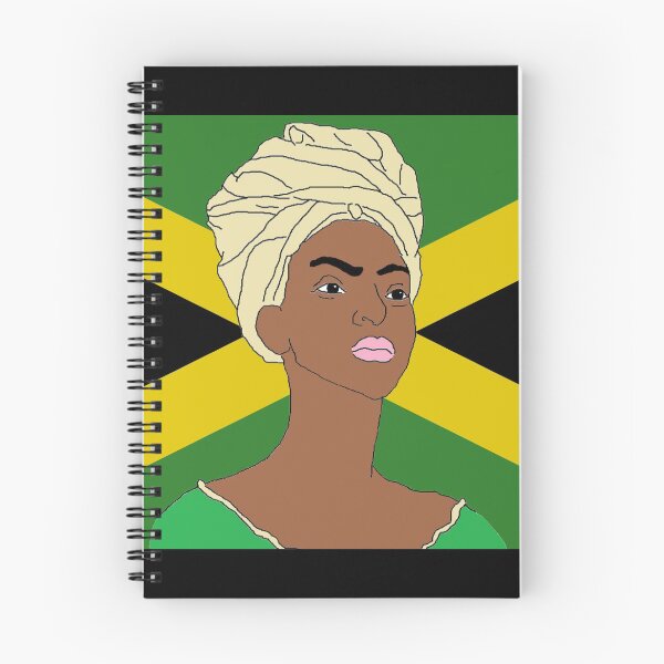 Item preview, Nanny Of The Maroons Jamaican Flag Design designed and sold by RevolutionInPaint.