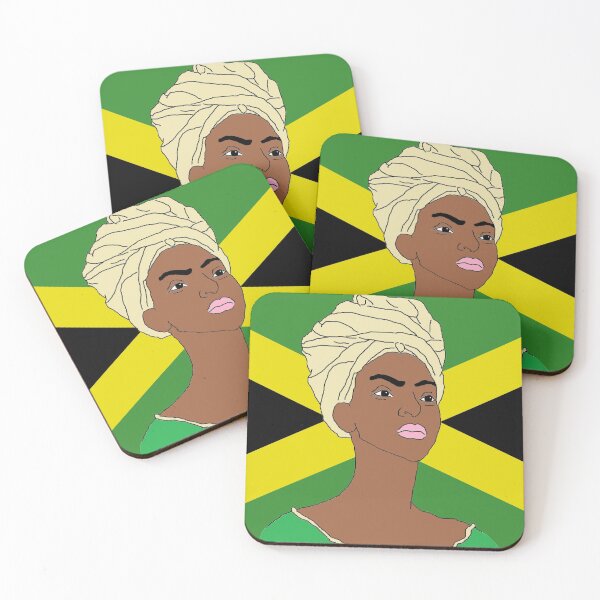 Item preview, Nanny Of The Maroons Jamaican Flag Design designed and sold by RevolutionInPaint.