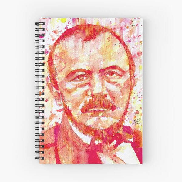 Item preview, GERARD DE NERVAL watercolor portrait designed and sold by lautir.