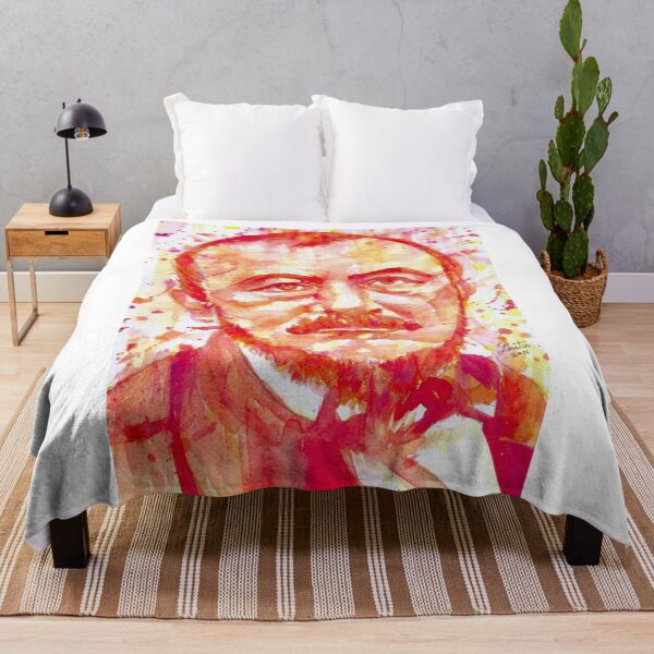 Item preview, GERARD DE NERVAL watercolor portrait designed and sold by lautir.