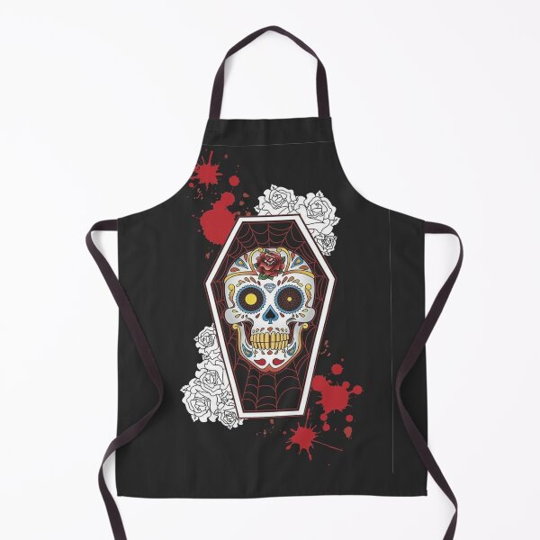 Item preview, skull in a coffin designed and sold by Kla357.