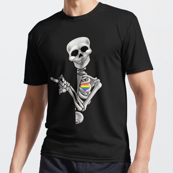 Funny Skeleton Chest Halloween Gift T shirts' Men's Premium T