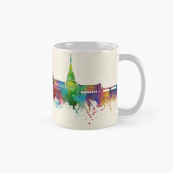 Aperçu de l'œuvre Turin Italy Skyline créée et vendue par ArtPrints.