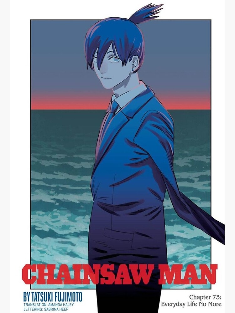 "Aki Chainsaw Man Chapter Cover Art" Canvas Print for Sale by