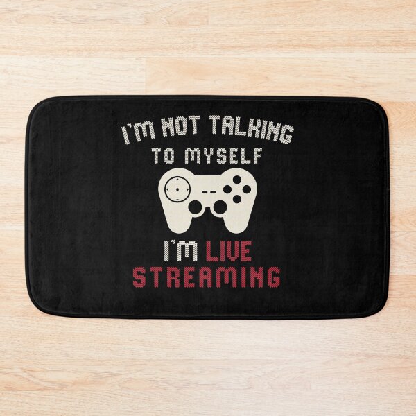 Item preview, I am not talking to myself I am live streaming designed and sold by Mriganka Gogoi.