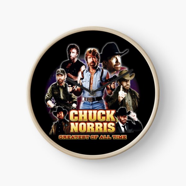 Chuck Norris GOAT Clock