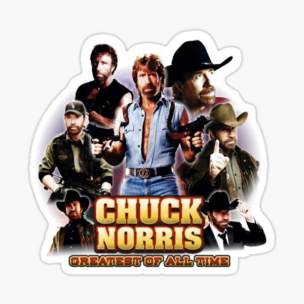 Chuck Norris CHÈVRE Sticker