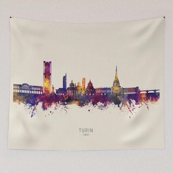 Item preview, Turin Italy Skyline designed and sold by ArtPrints.
